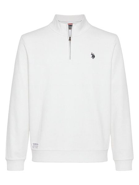 U.S. Polo Assn. Bluza w kolorze białym rozmiar: L. Białe bluzy U.S. Polo Assn., l, bez wzorów, z bawełny, bez kaptura. Za 162.11 zł.