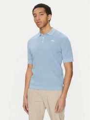 Robe di Kappa Polo Robe Giovani 63127ZW Niebieski Regular Fit. Niebieskie koszulki polo Robe di Kappa, m, bez wzorów, z bawełny, bez kołnierzyka, bez ramiączek. Za 349.99 zł.