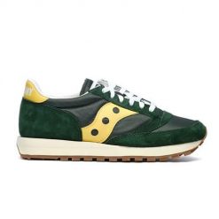 Buty do chodzenia męskie Saucony Jazz 81. Zielone buty sportowe casual Saucony, bez wzorów, z gumy, bez zapięcia. Za 521.00 zł.