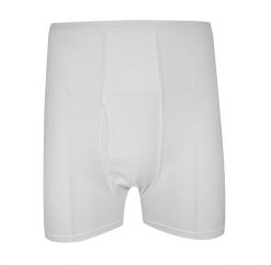 Bokserki Męskie, Białe Majtki Bawełniane, Jednokolorowe, Klasyczne -KLAZIG. Białe bokserki Klazig, l, bez wzorów, z bawełny. Za 45.00 zł.