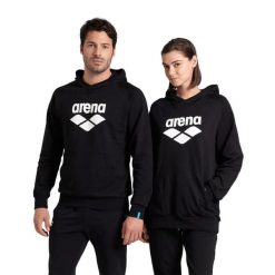 Bluza Arena Arena Hooded Sweat Graphic z kapturem. Czarne bluzy z kapturem Arena, xl, bez wzorów, z bawełny, z kapturem. Za 269.99 zł.
