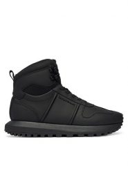 Emporio Armani Sneakersy EM003736 AF18012 Czarny. Czarne buty sportowe casual Emporio Armani, bez wzorów, ze skóry, bez zapięcia. Za 1,529.00 zł.