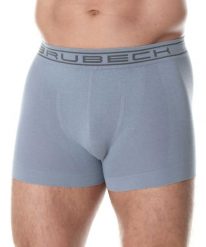 Bokserki męskie bawełniane Brubeck COMFORT COTTON. Niebieskie bokserki Brubeck, m, bez wzorów, z bawełny. Za 39.99 zł.