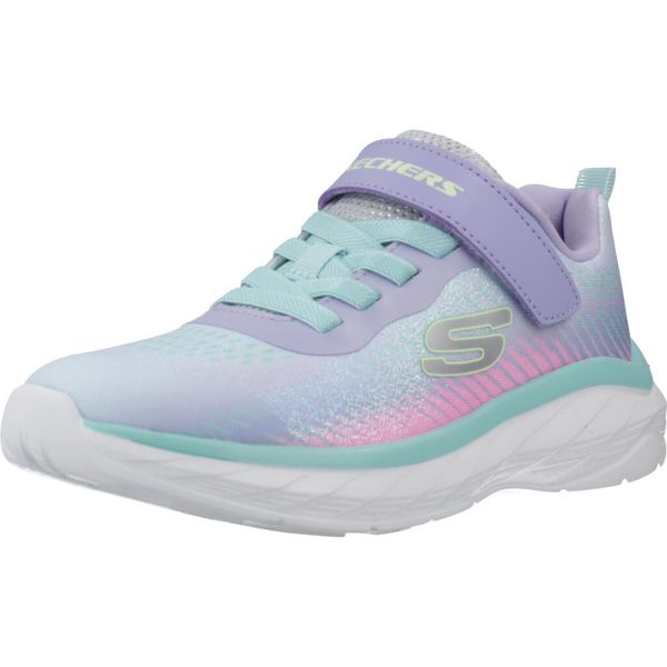 Buty SKECHERS BOUNDLESS COLOR BLITZ Niebieski. Niebieskie buty trekkingowe Skechers, bez wzorów, z syntetyku, bez zapięcia. Za 195.99 zł.
