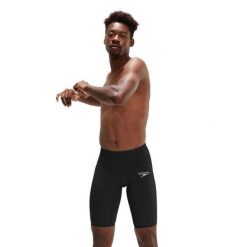 Strój pływacki startowy męski Speedo LZR IGNITE. Czarne szorty Speedo, m, bez wzorów, sportowe. Za 640.75 zł.