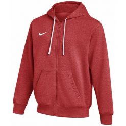 Bluza męska Nike Park 26 Fleece Full-Zip Hoodie. Czerwone bluzy Nike, m, bez wzorów, z bawełny, z kapturem. Za 192.99 zł.