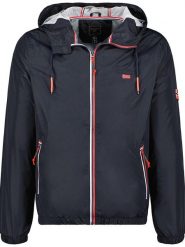 Geographical Norway Kurtka przejściowa "Bolby" w kolorze granatowym rozmiar: XXL. Niebieskie kurtki Geographical Norway, xxl, bez wzorów, bez kaptura. Za 193.70 zł.
