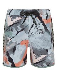 Reebok Szorty kąpielowe "Elias" w kolorze turkusowo-czarno-błękitnym rozmiar: S. Czarne kąpielówki Reebok, s, bez wzorów, z materiału. Za 74.46 zł.