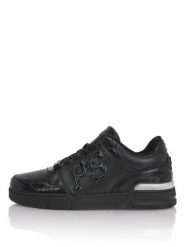 Plein Sport Sneakersy SAFS USC0934 SLE004N Czarny. Czarne buty sportowe casual Plein Sport, bez wzorów, z materiału, bez zapięcia. Za 749.99 zł.