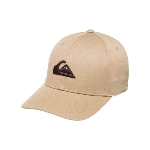 Czapka dla Mężczyzn DECADES Brązowy. Brązowe czapki z daszkiem Quiksilver, bez wzorów, z bawełny. Za 94.99 zł.