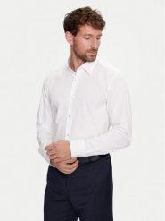 Boss Koszula H-Hank-Kent-C3-214 50512652 Biały Slim Fit. Białe koszule Boss, m, bez wzorów, z bawełny, bez kołnierzyka, bez ramiączek. Za 649.99 zł.