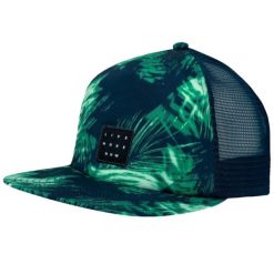 Czapka z daszkiem Unisex Buff Trucker Cap. Zielone czapki z daszkiem Buff, bez wzorów, z elastanu. W wyprzedaży za 97.93 zł.