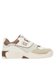 EA7 Emporio Armani Sneakersy X8X187 XK402 U475 Biały. Białe buty sportowe casual EA7 Emporio Armani, bez wzorów, ze skóry, bez zapięcia. Za 739.99 zł.