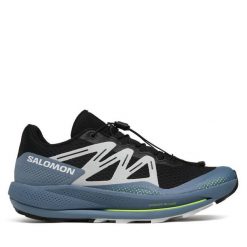 Buty do biegania Salomon. Czarne buty do biegania Salomon, bez wzorów, bez zapięcia, do biegania. Za 439.99 zł.