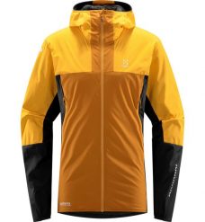 Kurtka techniczna męska L.I.M Alpha Hood. Żółte kurtki Haglöfs, l, bez wzorów, bez kaptura. Za 705.00 zł.