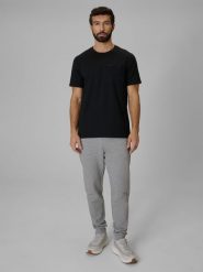 4F Spodnie dresowe joggery męskie - szare M. Szare joggery i bojówki 4F, m, bez wzorów, z bawełny, klasyczne. Za 149.99 zł.