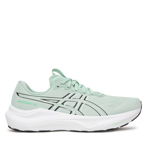 Buty do biegania Asics. Zielone buty do biegania ASICS, bez wzorów, bez zapięcia, do biegania. Za 569.99 zł.