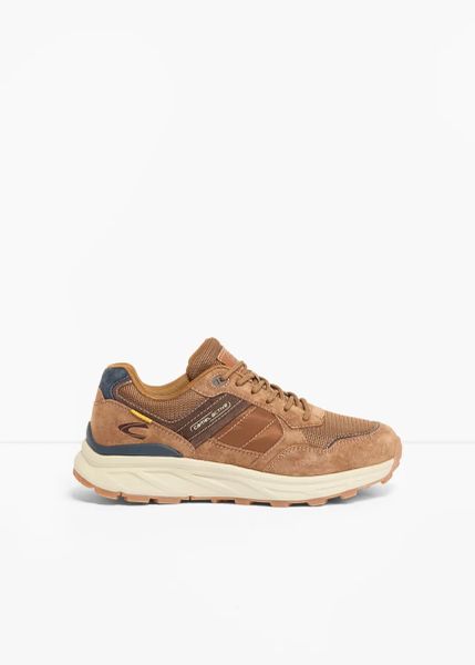 Sneakersy Camel Active ze skóry welurowej. Brązowe buty sportowe casual bonprix, bez wzorów, ze skóry, bez zapięcia. Za 219.99 zł.