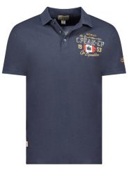 Canadian Peak Koszulka polo "Kapucineak" w kolorze granatowym rozmiar: S. Niebieskie koszulki polo Canadian Peak, s, bez wzorów, z bawełny, bez kołnierzyka, bez ramiączek. Za 88.43 zł.