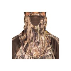 Komin myśliwski lekki 500 camo. Zielone szaliki SOLOGNAC, bez wzorów, z elastanu. Za 39.99 zł.