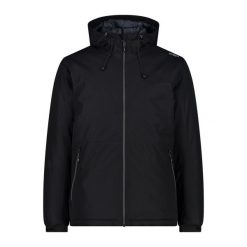 Kurtka męska turystyczna CMP 32Z1847. Czarne kurtki CMP, m, bez wzorów, z kapturem. Za 438.40 zł.