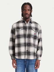 Tommy Jeans Kurtka koszulowa DM0DM23616 Czarny Regular Fit. Czarne kurtki Tommy Jeans, m, bez wzorów, z jeansu, bez kaptura. Za 529.99 zł.