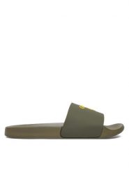 Guess Klapki F5GZ05 BB00F Zielony ciemny. Zielone klapki Guess, z syntetyku. Za 179.99 zł.