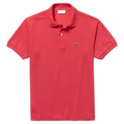 Koszulka polo w kolorze czerwonym. Bezrękawniki marki LACOSTE. W wyprzedaży za 249.95 zł.