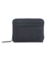 Beagles Skórzany portfel "Benidorm" w kolorze granatowym - 10,5 x 8 x 1,5 cm rozmiar: onesize. Niebieskie portfele Beagles, bez wzorów, z materiału. Za 43.99 zł.