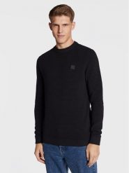 Solid Sweter 21106094 Czarny Regular Fit. Czarne swetry rozpinane Solid, l, bez wzorów, z bawełny, bez kołnierzyka, bez ramiączek. Za 149.99 zł.