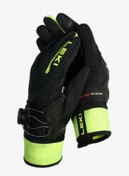 Rękawiczki Leki PRC Boa Shark. Czarne rękawiczki LEKI, bez wzorów, z elastanu. Za 419.99 zł.