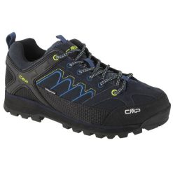 Buty trekkingowe męskie CMP Moon Low. Niebieskie trekkingi CMP, bez wzorów, z materiału, bez zapięcia. Za 429.99 zł.