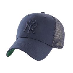 Czapka z daszkiem dla dorosłych MLB New York Yankees Branson Cap. Niebieskie czapki z daszkiem 47 Brand, bez wzorów, z bawełny. Za 89.99 zł.