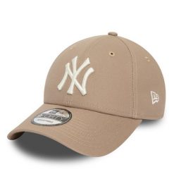 Czapka z daszkiem New Era. Brązowe czapki z daszkiem New Era, bez wzorów. Za 129.99 zł.