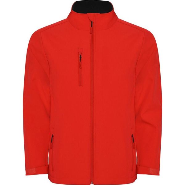 Męska Kurtka Soft Shell Nebraska. Czerwone kurtki ROLY, m, bez wzorów, bez kaptura. Za 146.99 zł.