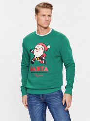 Jack&Jones Bluza 12247523 Zielony Standard Fit. Zielone bluzy Jack&Jones, l, bez wzorów, z bawełny, bez kaptura. Za 119.99 zł.