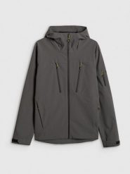 4F Kurtka przejściowa membrana 8000 męska - szara XL. Szare kurtki 4F, l, bez wzorów, z materiału, bez kaptura. Za 499.99 zł.