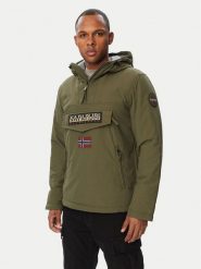 Napapijri Kurtka anorak Rainforest Pocket 2 NP0A4GMD Khaki Regular Fit. Brązowe kurtki Napapijri, m, bez wzorów, z syntetyku, bez kaptura. Za 1,149.00 zł.