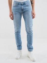 Jeansy męskie dopasowane jasnoniebieskie Terry Slim 252. Niebieskie jeansy BIG STAR, l, z obniżonym stanem. W wyprzedaży za 299.99 zł.