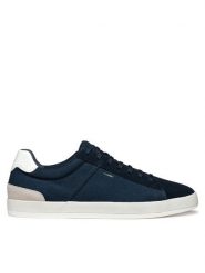 Geox Sneakersy U Serifos U55LSB 01022 C4002 Granatowy. Niebieskie buty sportowe casual Geox, bez wzorów, z materiału, bez zapięcia. Za 379.99 zł.