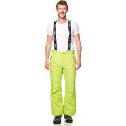 Spodnie narciarskie w kolorze zielonym. Spodnie narciarskie i snowboardowe marki 4F. W wyprzedaży za 272.95 zł.