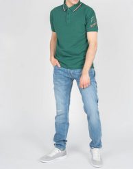 Invicta Koszulka Polo | 4452241 / U | Mężczyzna | Zielony. Zielone koszulki polo Invicta, m, bez wzorów, z bawełny, bez kołnierzyka, bez ramiączek. W wyprzedaży za 169.00 zł.