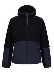 Icepeak Kurtka polarowa "Eads" w kolorze granatowym rozmiar: XL. Niebieskie kurtki Icepeak, xl, bez wzorów, z polaru, bez kaptura. Za 132.67 zł.