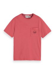 Scotch & Soda Koszulka w kolorze czerwonym rozmiar: S. Czerwone bezrękawniki Scotch & Soda, s, bez wzorów, bez kołnierzyka, bez ramiączek. Za 79.59 zł.