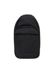 Tommy Hilfiger Saszetka Th Repreve Sling Bag AM0AM13363 Czarny. Czarne saszetki i nerki Tommy Hilfiger, bez wzorów, z materiału. Za 349.99 zł.