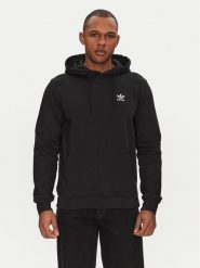 Adidas Bluza Trefoil Essentials JD2404 Czarny Regular Fit. Czarne bluzy Adidas, m, bez wzorów, z bawełny, bez kaptura. Za 199.99 zł.