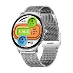 Smartwatch Colmi V89 (stalowy srebrny). Szare zegarki smartwatch Colmi, bez wzorów. Za 149.00 zł.