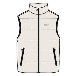 Kamizelka Rox R-nevis Biała. Białe kurtki przeciwdeszczowe ROXON, m, bez wzorów, z puchu, bez kaptura. Za 198.99 zł.