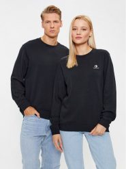 Converse Bluza Standard Fit Left Chest Star Chev Emb Crew Ft 10023861-A02 Czarny Regular Fit. Czarne bluzy Converse, m, bez wzorów, z bawełny, bez kaptura. Za 279.99 zł.