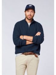 Polo Sylt Sweter w kolorze granatowym rozmiar: M. Niebieskie swetry nierozpinane Polo Sylt, m, bez wzorów, z wełny, bez kołnierzyka, bez ramiączek. Za 170.87 zł.